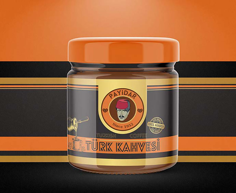 Türk Kahvesi Etiket Tasarım