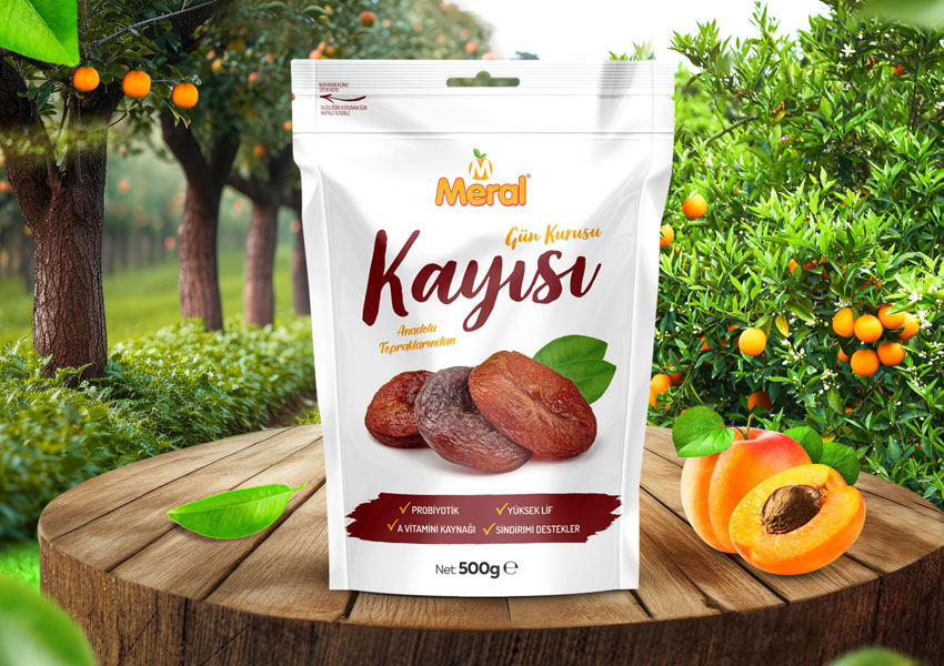 Doypack Dried Apricot Packaging Design
