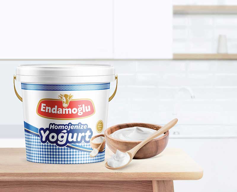 Yoghurt Milk Sticker Label Box Packaging Design