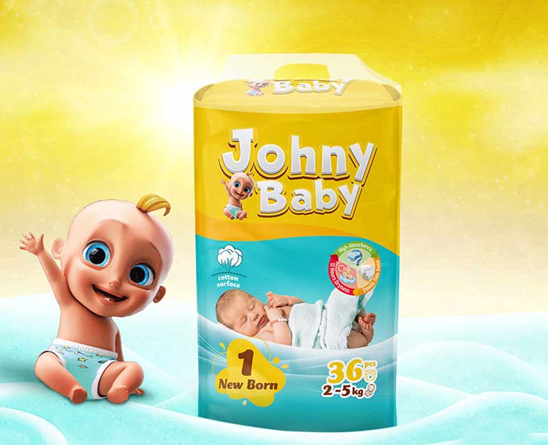 Baby Diaper Packaging Design