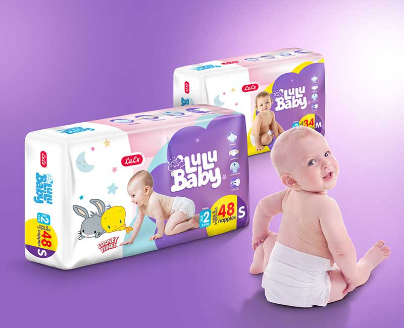 Baby Diaper Packaging Design